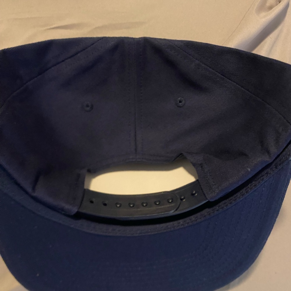 Navy Blue Baseball Cap With Yellow Patch - image 4